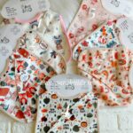 دو‌تکه پیشبند مخملی با بند پستونک😍