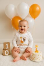 بادی ماهگرد طرح حیوانات برند ترک🇹🇷