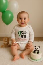 بادی ماهگرد طرح حیوانات برند ترک🇹🇷 - Image 3