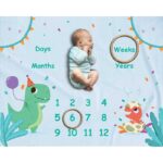 پارچه ماهگرد طرح دایناسور  - تصویر 2