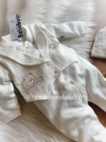 سرهمی نوزادی کلاهدار خرسی bebelinna برند ترکاسپرت - تصویر 2