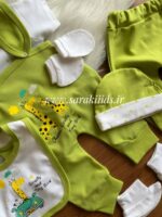 هفت تکه نخ پنبه زرافه کوچولو - تصویر 2