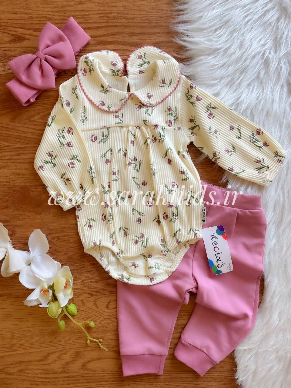 2282 سه تکه کبریتی گل بهار برند ترک - تصویر 1