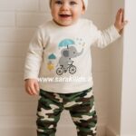 بلوز شلوار فیل چریکی برند ترک 😍