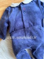 سرهمی نوزادی مخمل پنگوئنی برند وارداتی - تصویر 3