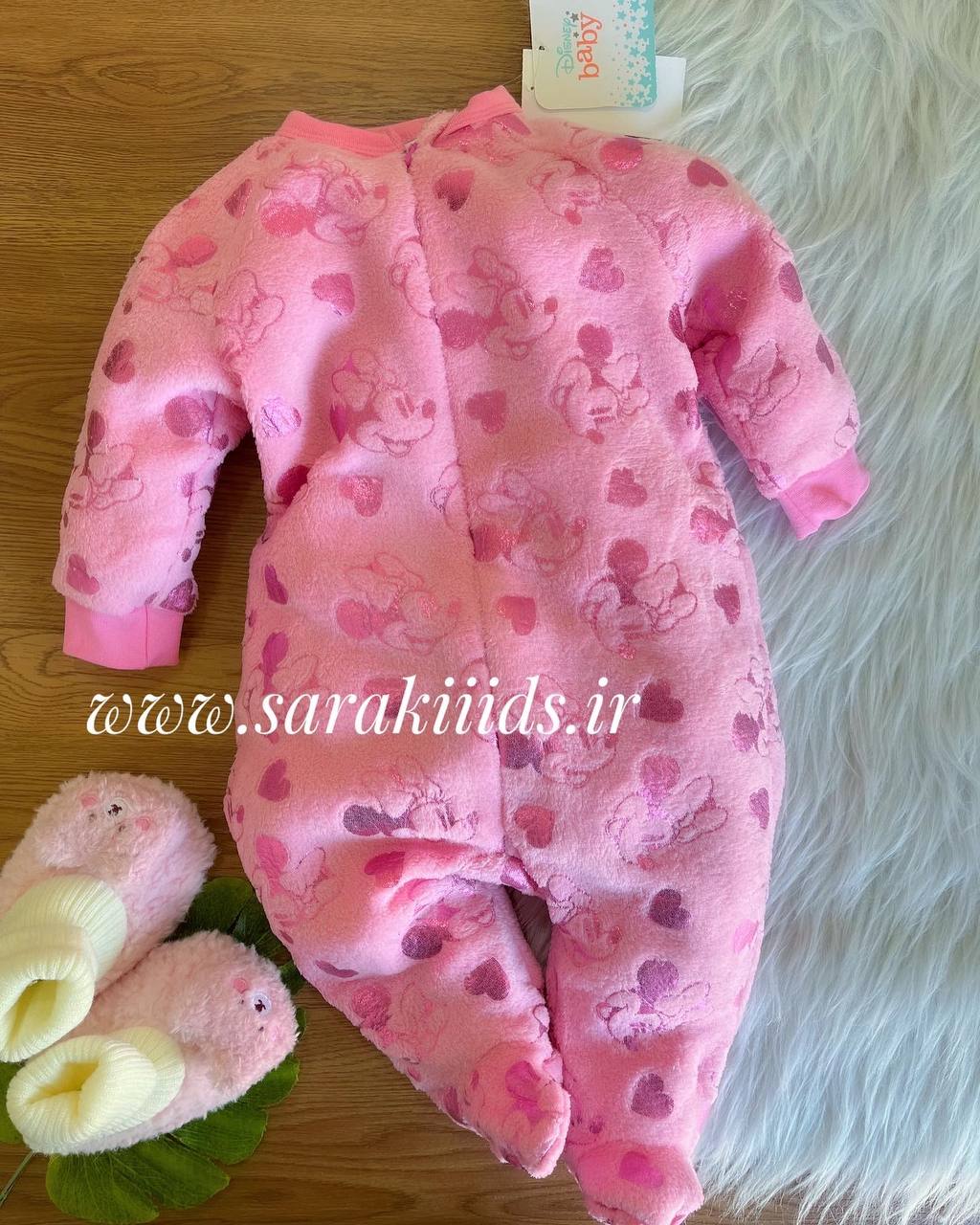 2350 سرهمی نوزادی وارداتی پولیشی طرح میکی موسی برند دیزنی - تصویر 1
