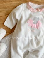 سرهمی نوزادی مخمل گل بهار برند وارداتی - تصویر 2