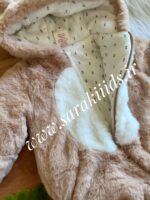 سرهمی نوزادی کلاهدار وارداتی اسپرت - تصویر 2