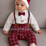 دو تکه اقتصادی نخی پسرانه🥰طرح چهارخونه