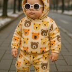 هودی شلوار مخملی 😍 (خرس)