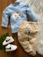 دو‌تکه نخ پنبه گربه کوچولو😎(آستین بلند) - Image 2