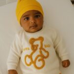 بلوز شلوار سه تکه تدی برند ترک 😍(خردلی)