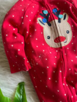 سرهم وارداتی نخ پنبه اسپرت گوزن کوچولو😍زیپ دار - Image 3