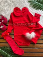 بادی نخ پنبه مجلسی قرمز 🥰 - Image 2