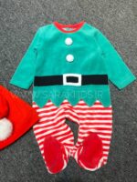 لباس  سرهم جن جن کریسمس مخملی وارداتی - Image 2