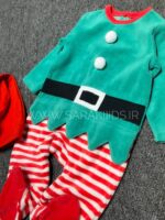 لباس  سرهم جن جن کریسمس مخملی وارداتی - Image 3