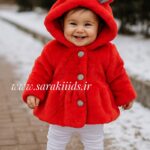 شنل کلاهدار زمستانه تو کرک😍