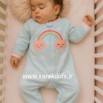 سرهمی فوتر کارترز 😍طرح رنگین کمان