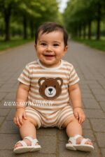 رامپر نخ پنبه تدی کوچولو🥰اسپرت