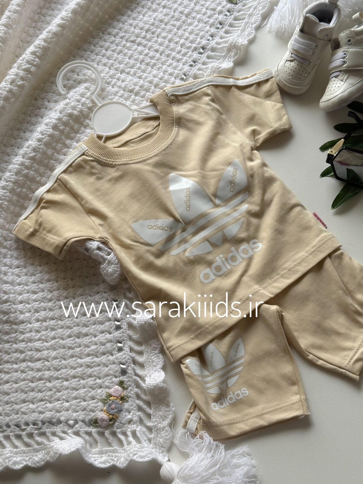 دو تکه نخ پنبه اسپرت آدیداس😎چهار رنگ
