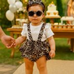 سه تکه دلبر پلنگی 🥳(بلوز سفید)