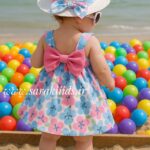 پیراهن کلاهدار ساحلی برند ترک😍