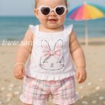 تاب و شلوارک ساحلی رها🤗(ارسال 30 آذر )