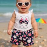 تاب و شلوارک‌ خرگوشی🥰(ارسال 15 آذر )