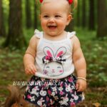 تاپ شورت دامنی خرگوشی🥰دو تکه (ارسال 15 آبان )