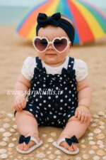 رامپر وارداتی نخ پنبه 🥰سرمه ای