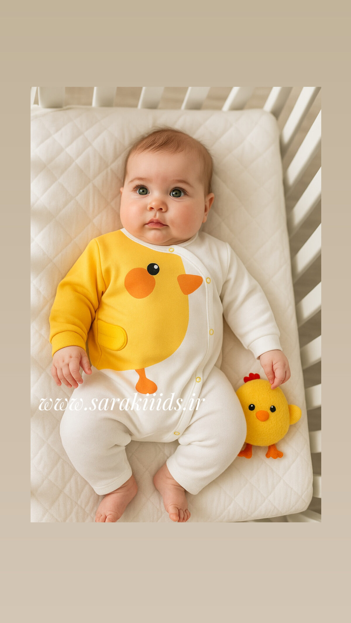 سرهمی کلاهدار نخی جوجه طلایی 🐤ارسال ۳۰ مرداد - Image 2
