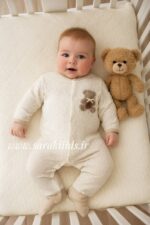 سرهمی نخ پنبه اسپرت خرس کوچولو🥹(ارسال 15 شهریور )