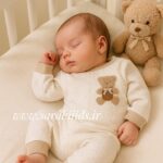 بلوز آستین بلند و شلوار طرح خرس👌😎(ارسال 30 آبان )