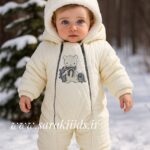 سرهمی اسپرت دو تکه زمستانه 😍طرح خرس و‌ماهی کوچولو