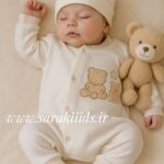 هفت تکه نخ پنبه خرسی و‌دوست کوچولو🥹