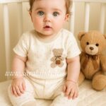 بلوز آستین کوتاه و شلوار طرح خرس👌😎 (ارسال 15 بهمن)