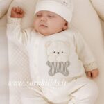 هفت تکه نخ پنبه طرح خرس ستاره ای😇