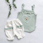 تاپ و شورتک نخ پنبه پریا(ارسال 30 آبان )