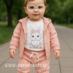 سه تکه بیسکوئیتی نخ پنبه دخترانه🥰