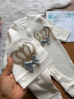 سرهمی نخ پنبه کلاهدار پادشاه کوچولو🥹 - Image 4