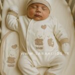 هفت تکه نخ پنبه بیمارستانی طرح خواهر کوچولو و داداشی😍