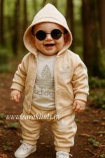سه رنگ از سه تکه نخ پنبه گرم بالا طرح آدیداس🥰اسپرت - Image 3