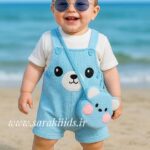 سه تکه اقتصادی خرس کوچولو 😍 (آبی)