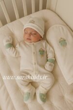 هفت تکه نخ پنبه خرس تاج دار😍