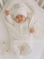 ست نخ پنبه اعلا بیمارستانی طرح صدف و‌مروارید🥰