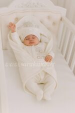 ست نخ پنبه اعلا بیمارستانی طرح صدف و‌مروارید🥰 - Image 4