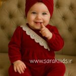 سرهم مخملی به همراه توربان مجلسی وارداتی❤️