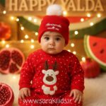 سرهم نخ پنبه بدون جوراب گوزن کوچولو🥰