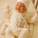 هفت تکه بیمارستانی طرح زرافه 😍