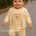 سه تکه بیسکوئیتی اسپرت خرس کوچولو 🥰